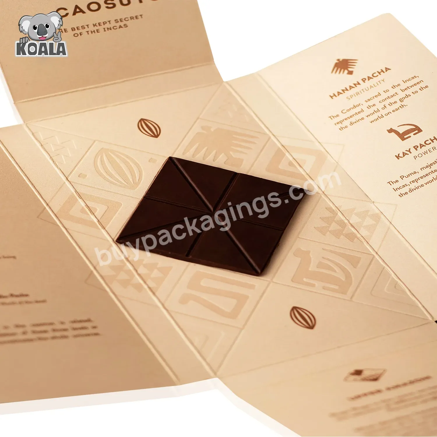 Wholesale Luxury Folding High Quality Good Price Design Eco Friendly Printing Chocolate Bar Packaging Box
