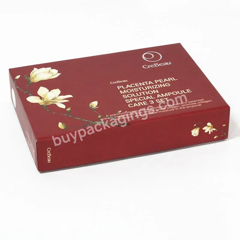 Wholesale Luxury High Quality Custom Logo Corrugated Paperboard Paper Packaging Gift Box For Cosmetic