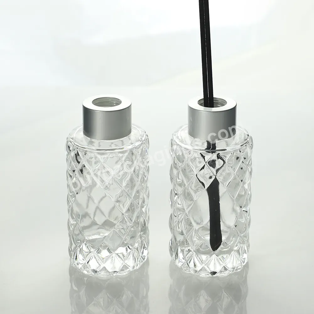 Wholesale Luxury Perfume Rattan Stick Glass Bottle Reed Diffuser Bottle