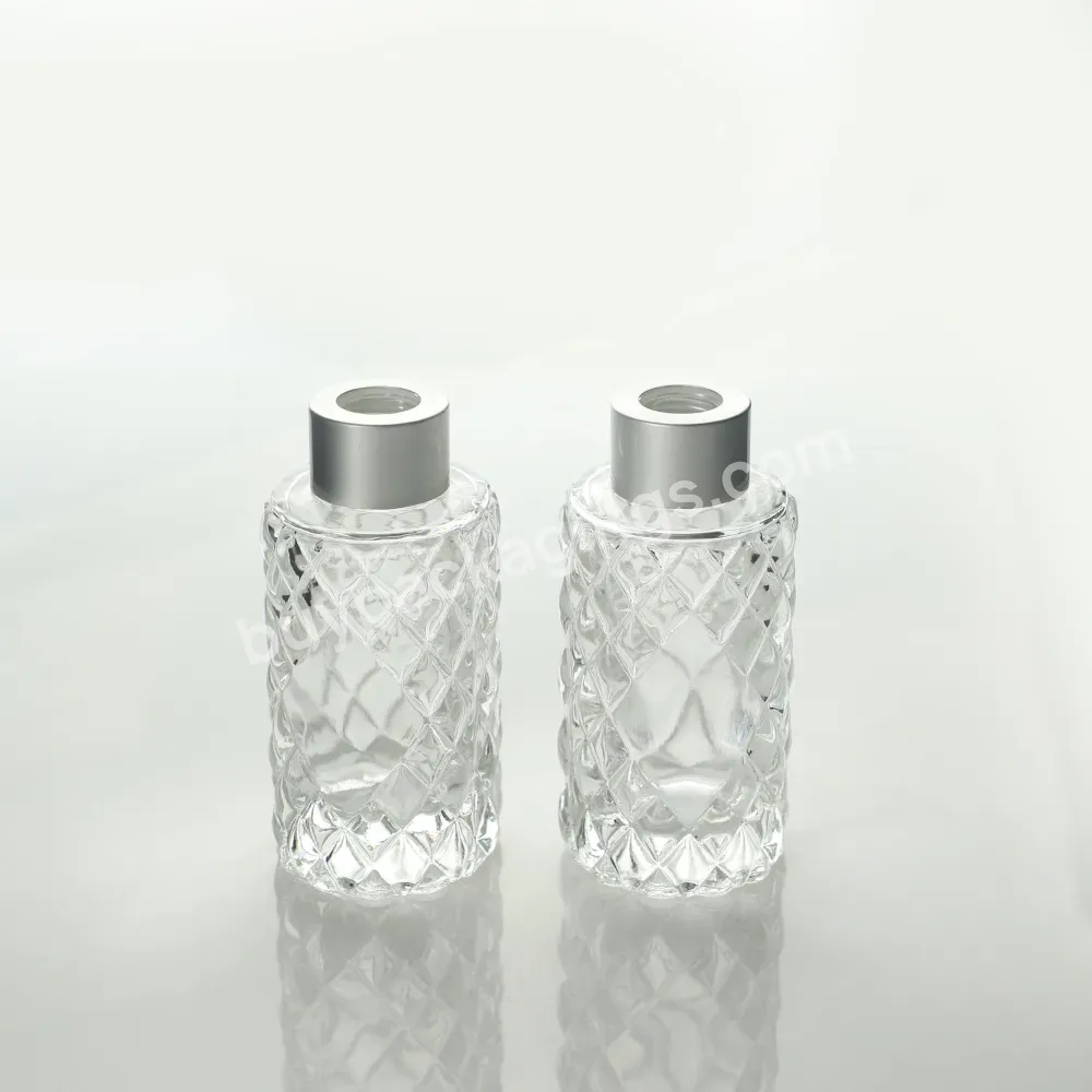 Wholesale Luxury Perfume Rattan Stick Glass Bottle Reed Diffuser Bottle