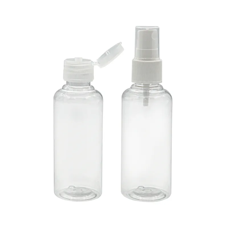 Wholesale Luxury Plastic Airless Pump Bottle Skin Care Lotion Cosmetics Packaging White Spray Bottle 80ml 100ml120ml