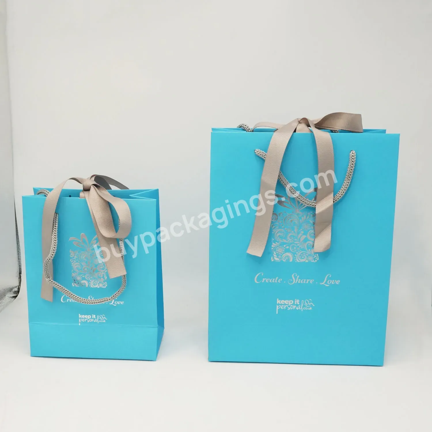 Wholesale Luxury Printed Cosmetic Jewelry Wedding Boutique Shopper Shopping Custom Small Gift Paper Bags With Logo And Handles