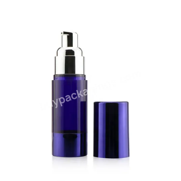 Wholesale Luxury Purple Plastic Airless Bottle 20ml 30ml 50ml Airless Lotion Pump Bottle For Cosmetic Packaging