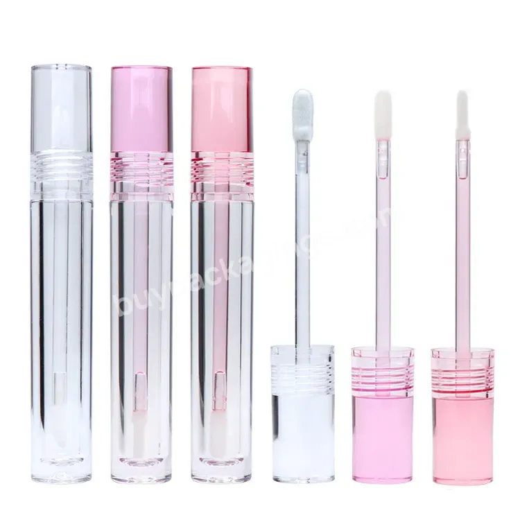 Wholesale Luxury Thick Plastic 2.3ml 3ml 3.5ml 5.5ml 4ml Empty Lip Gloss Container Tube For Lip Gloss Packaging Inner Painting