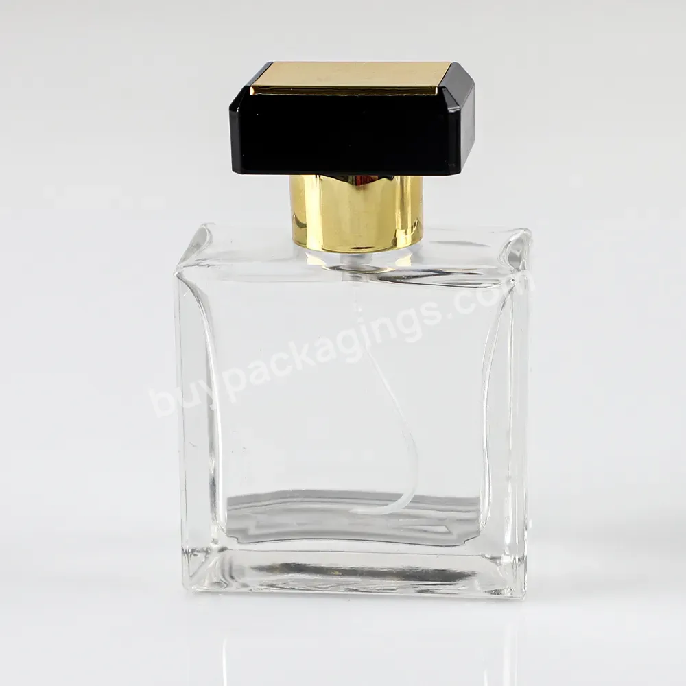 Wholesale Luxury Woman 30ml 50ml Square Spray Glass Sample 50 Ml Perfume Bottle