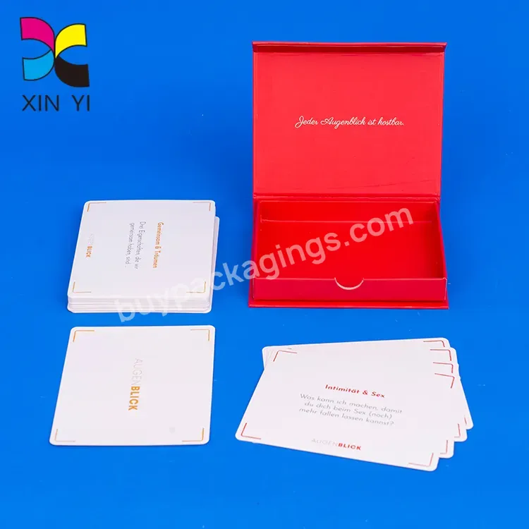 Wholesale Magnetic Box Card Deck Affirmation Cards Flash Cards