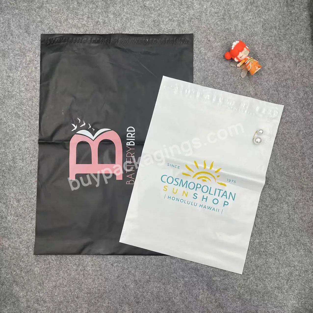 Wholesale Matte Cute Nude Customized Printed Self Adhesive Biodegradable Poly Mailer Bag For Clothing Packaging - Buy Customized Printed Poly Mailer,Clothing Packaging Bag,Shipping Bag.