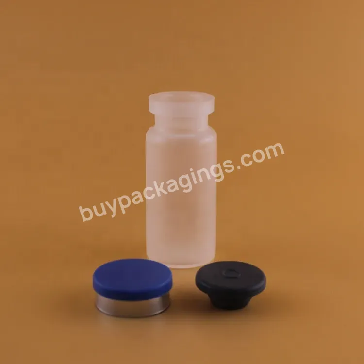 Wholesale Medical Pharmaceutical Injection Veterinary 8ml 10ml 12ml Natural Vial Bottle With Rubber Stopper Aluminum Plastic Cap