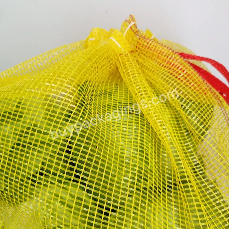 Wholesale Mesh Bag Roll Circular Onion Mesh Bags Saco Malla Leno With Good Price