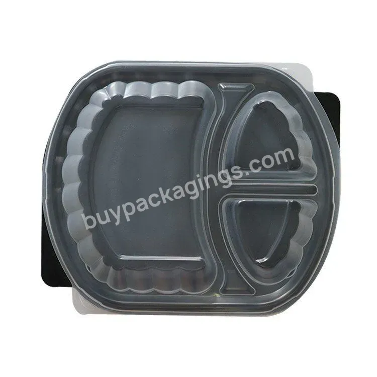 Wholesale Microwave Takeaway Plastic To Go Food Containers With Lids 1 2 3 Compartment Disposable Meal Prep Togo Lunch Box