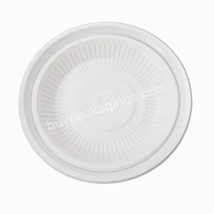 Wholesale Mini 9 Inch Unbreakable And Reusable White Plastic Dinner Plates Sets Dinnerware