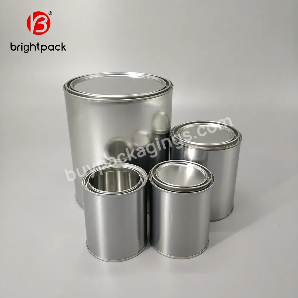 Wholesale Mini Empty Round Metal Paint Tin Cans With Lid For Paint And Candles