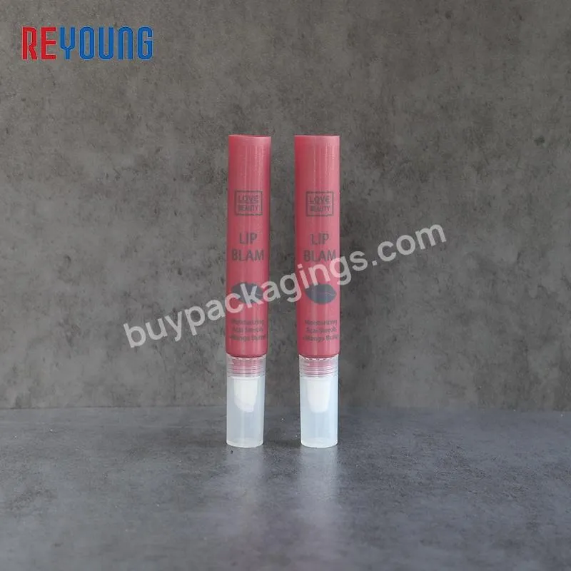 Wholesale Mini Kids Lipgloss Lip Balm Tube Luxury Squeeze Lip Gloss Tubes With Custom Packaging