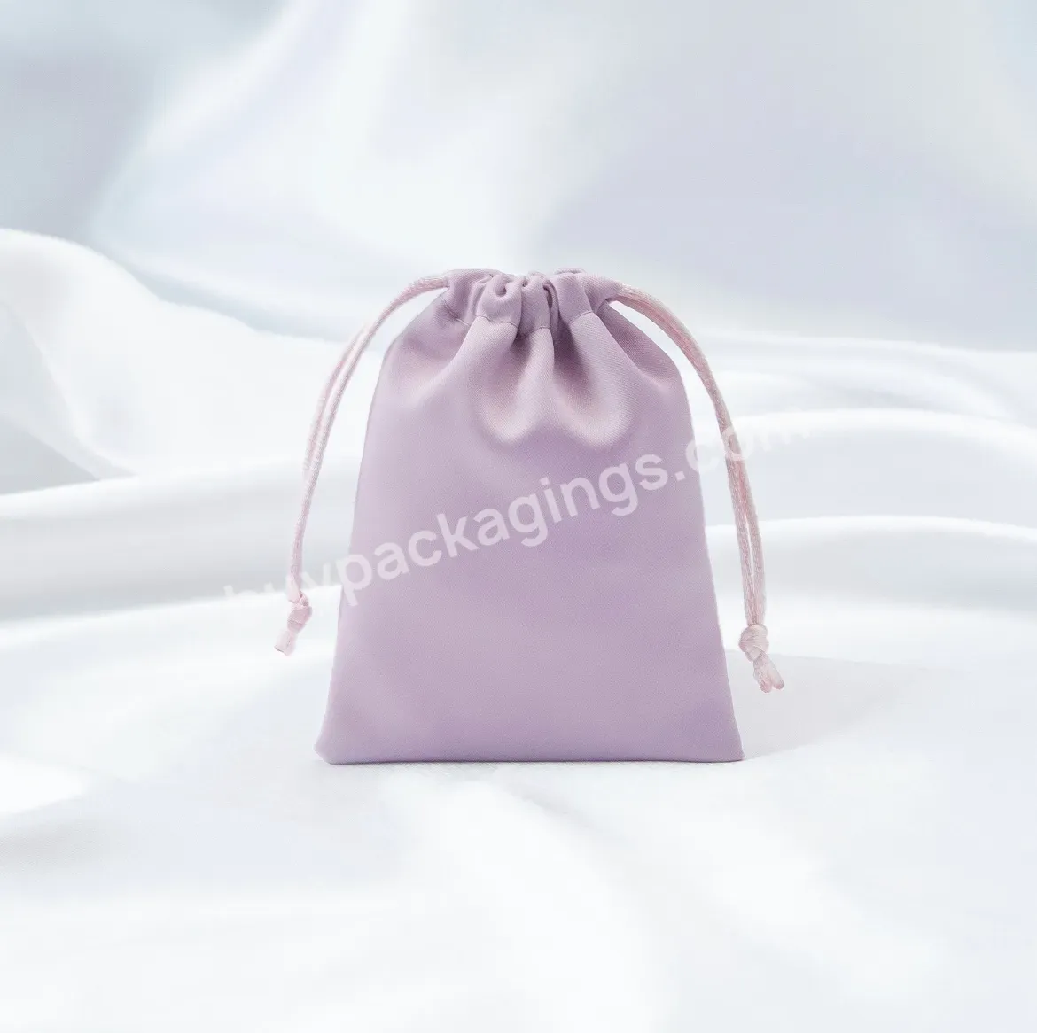 Wholesale Mini Satin Hairpin Jewelry Bag Jewelry Packaging Pouch Luxury Dust Silk Satin Drawstring Bag