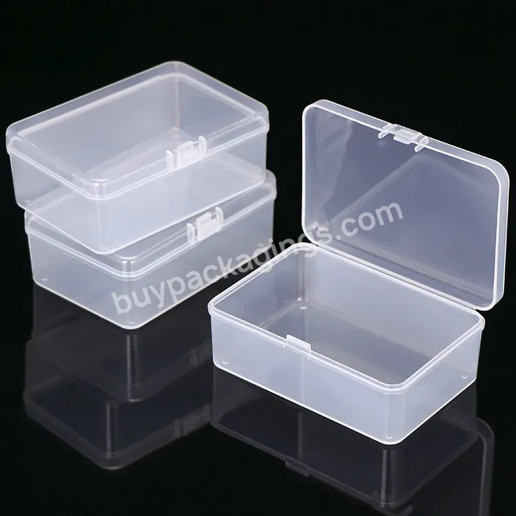 Wholesale Multi Size Clear Plastic Box Empty Plastic Case Organizer Box Storage Beads Jewelry Tools Craft Plastic Packing Box