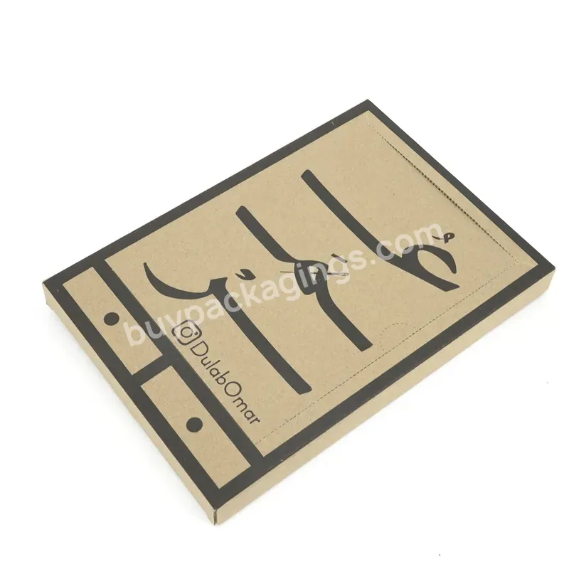 Wholesale New Design Carton Blank Brown Kraft Paper Shipping Box Subscription Box Packaging Corrugated Mailer Paper Box