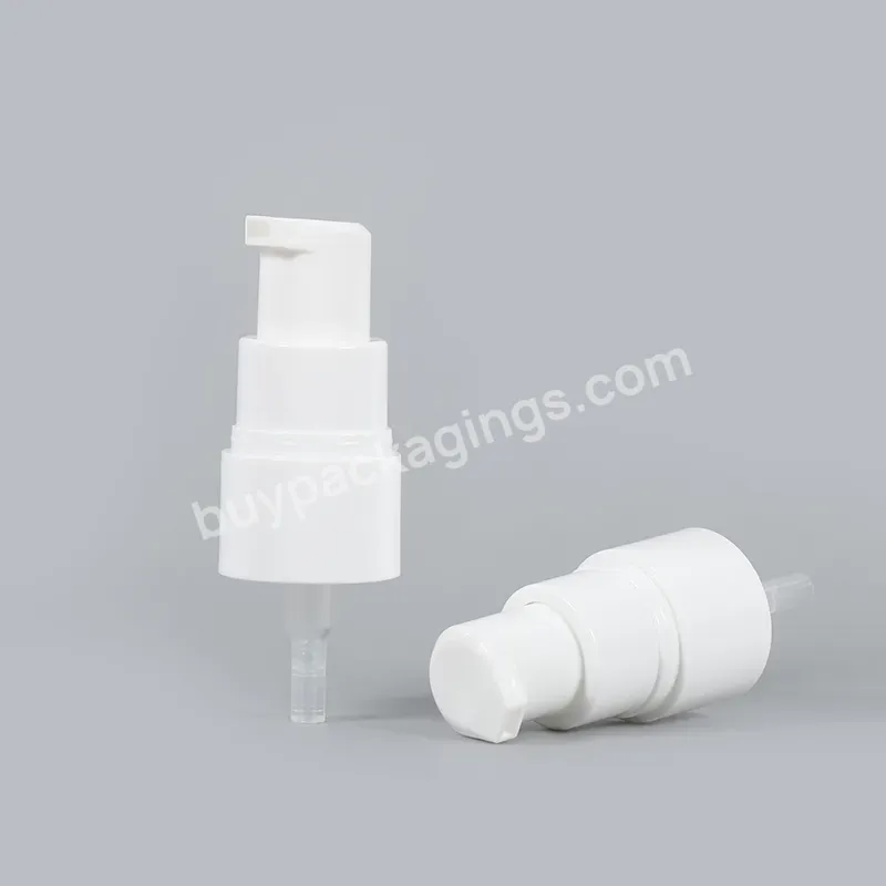 Wholesale Non Spill 24/410 Plastic Cosmetic Skincare Cream Pump Serum Bottle Pump With Cover