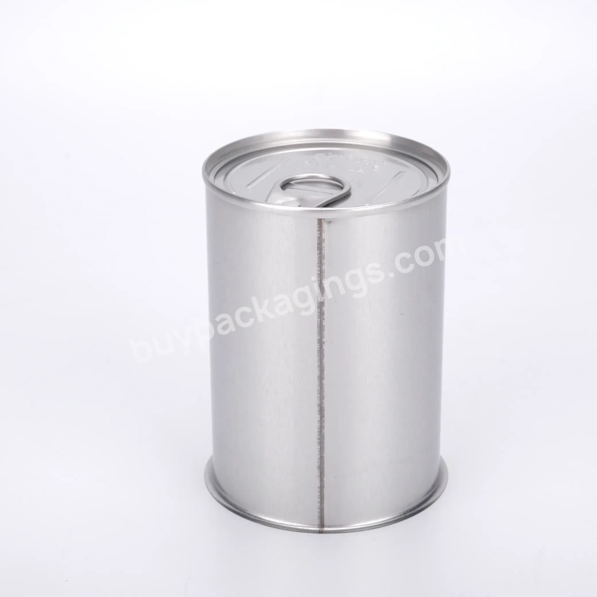 Wholesale Oem Empty Cat Or Dog Snack Food Packing Round Metal Tin Cans With Lid