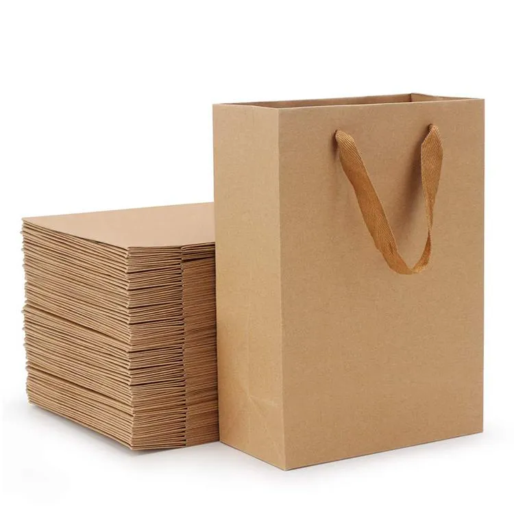 Wholesale OEM Hot Stamping Logo Paper Shopping BagGift BagCustom Paper Bag Print for Jewelry Pac