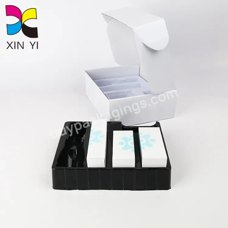 Wholesale Oem Rigid Box With Plastic Inner Tray Cosmetic Packing Paper Box