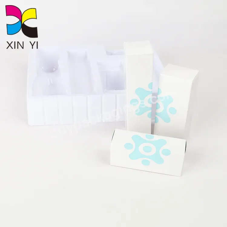 Wholesale Oem Rigid Box With Plastic Inner Tray Cosmetic Packing Paper Box