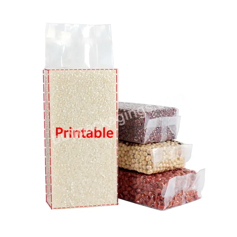 Wholesale Of Inventory And Customized Plastic Side Brace Food Vacuum Packaging Bags