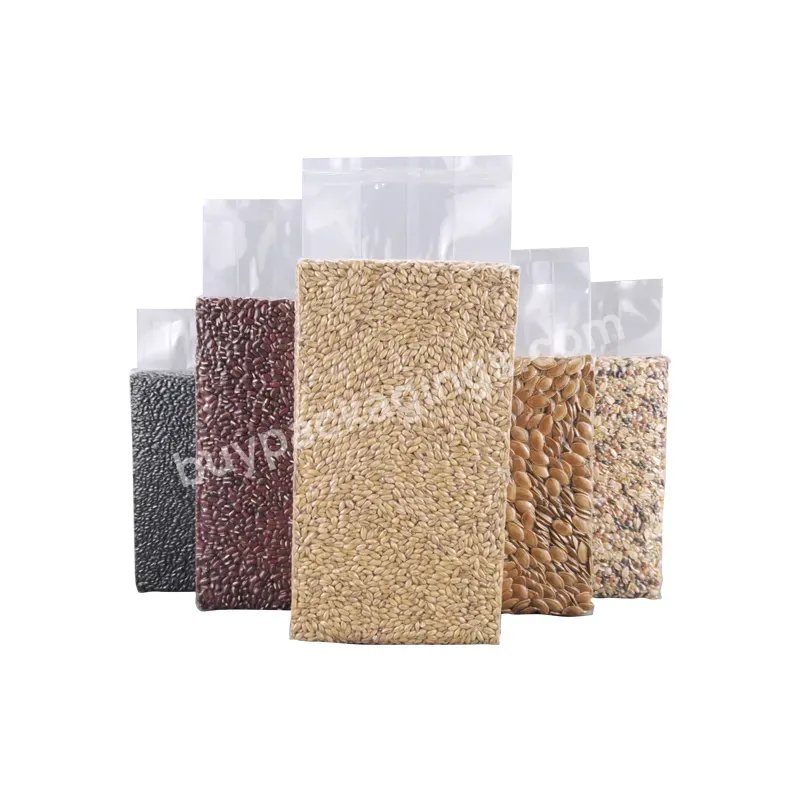 Wholesale Of Inventory And Customized Plastic Side Brace Food Vacuum Packaging Bags