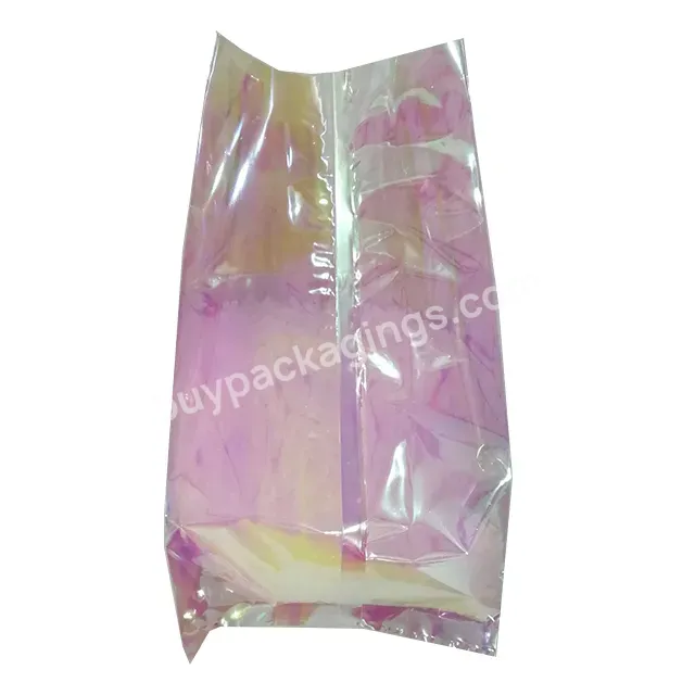 Wholesale Opp Bag With Custom Design Flat Bottom Food Grade Bag With Side Gusset