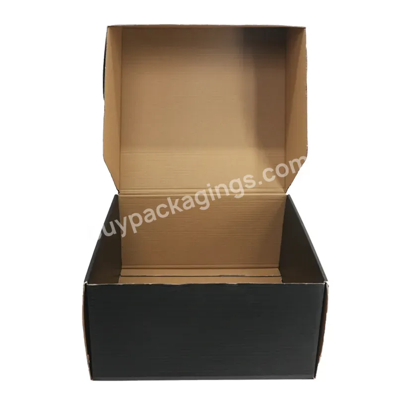 Wholesale Packaging Gift Blank Kraft Customized Box Shoes Socks Clothing Mailer Boxes Kratf Black Paper Boxer