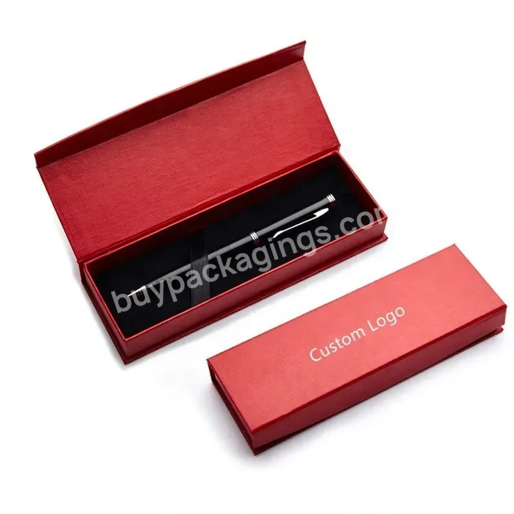 Wholesale Paper Empty Fountain Pen Cardboard Packaging Luxury Pen Gift Box Custom With Printed Logo