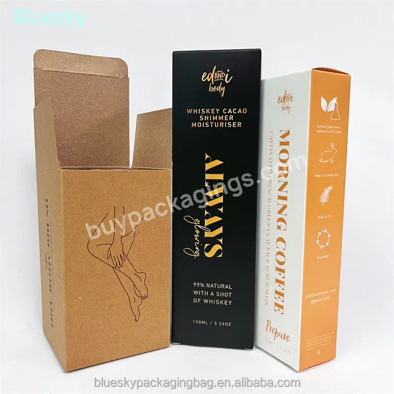 Wholesale Personal Care Box Custom Logo Art Paper Packaging Toothpaste Cosmetic Face Cream Box