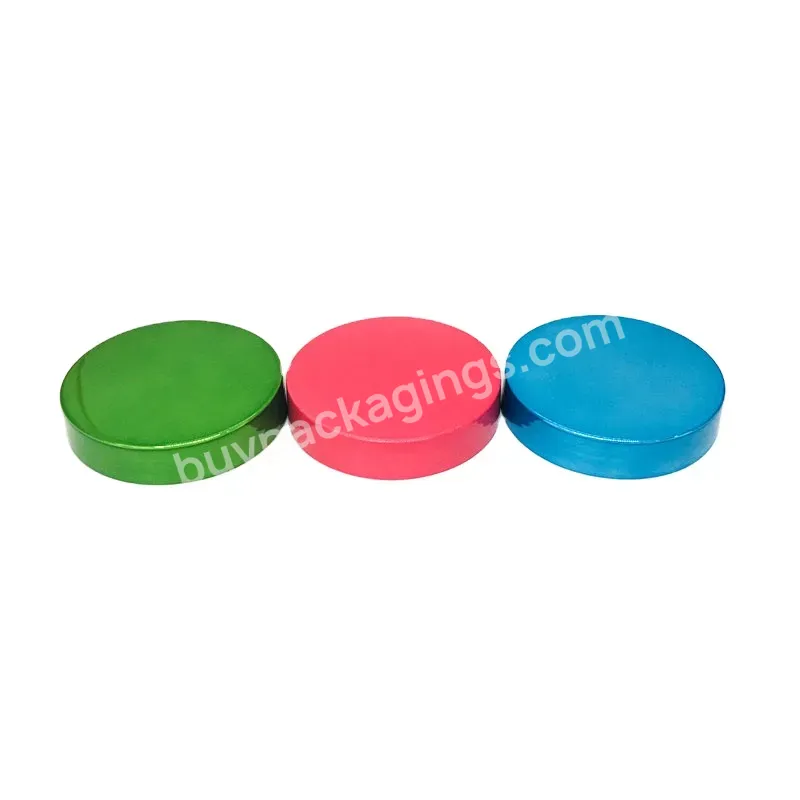 Wholesale Pink Blue Green Colored Screw Lid For Pet Jar