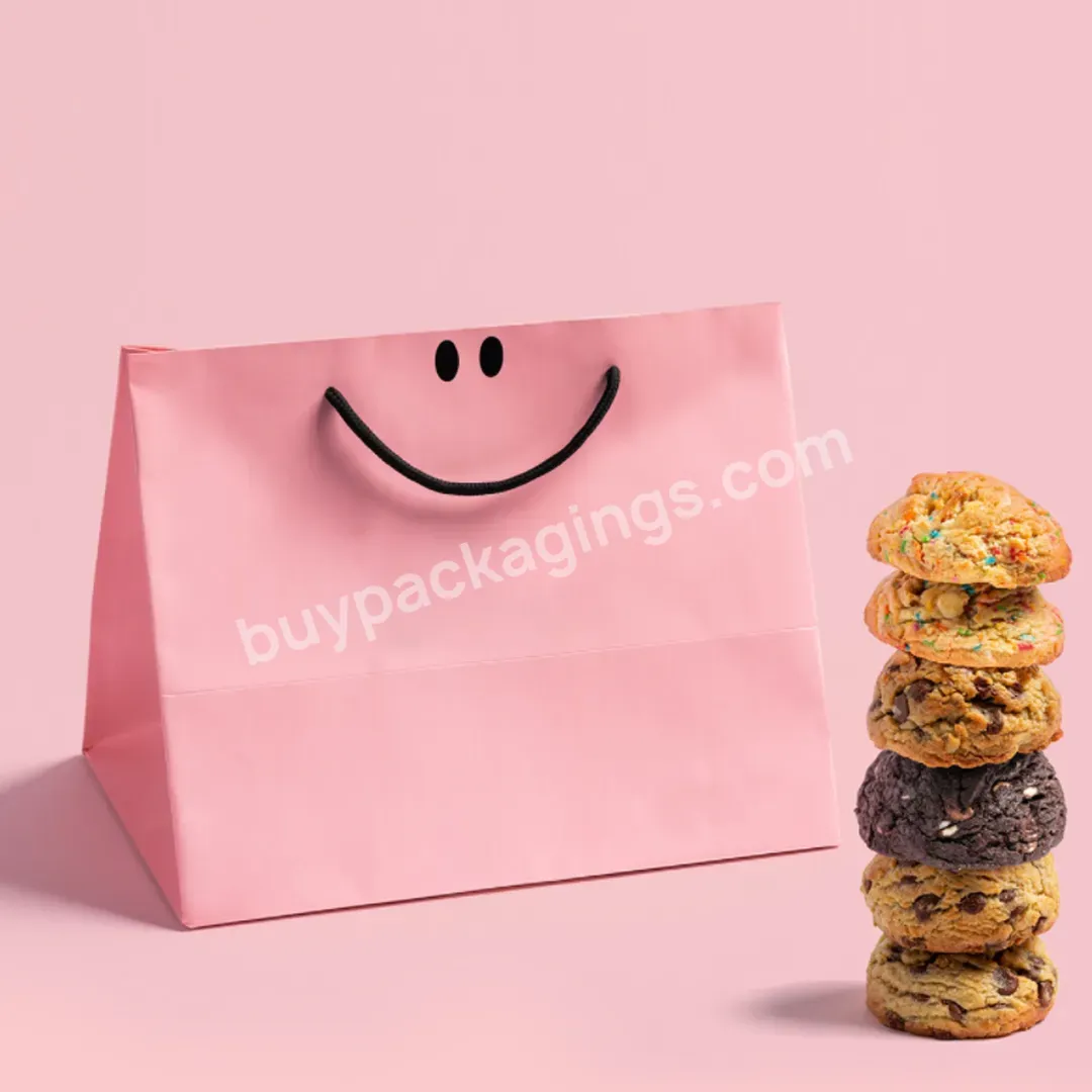 Wholesale Pink Cookie Customized Cardboard Rectangle Packaging Paper Box Logo Printing Mailer Box