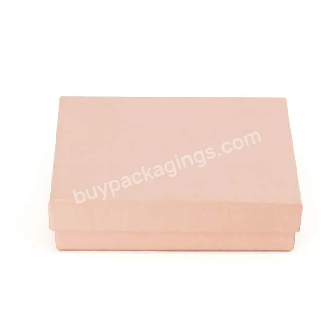 Wholesale Pink Packaging Gift Customized Printed Color Logo Luxury Storage Clothing Cardboard Boxes