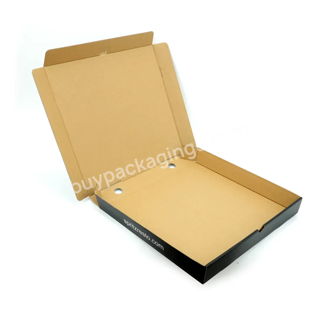 Wholesale Pizza Box Eco Friendly Box Package Food Grade Food Price Cheap Packaging Paper Logo Custom Pizza Boxes