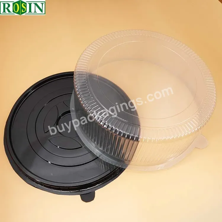 Wholesale Pla 10 12 Inch Plastic Cake Dome Lid Boxes Plastic Packaging Cake Box