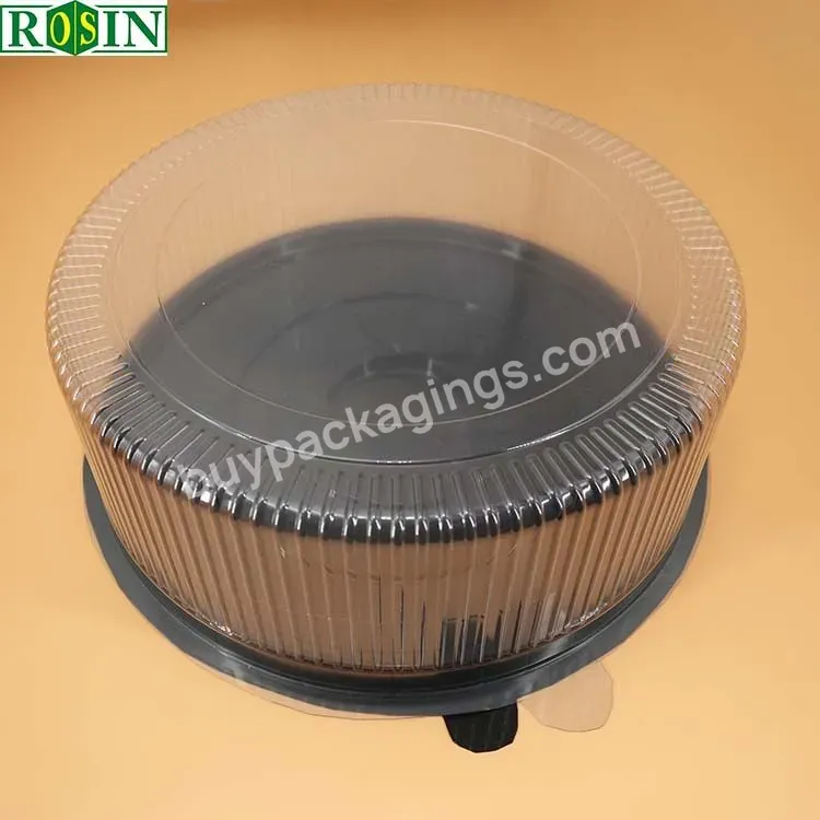 Wholesale Pla 10 12 Inch Plastic Cake Dome Lid Boxes Plastic Packaging Cake Box