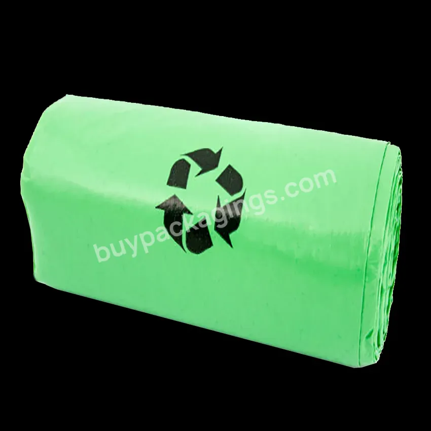 Wholesale Pla Eco 100% Degradable Compostable Biodegradable Plastic Refuse Rubbish Trash Garbage Bag Large With Printing Logo