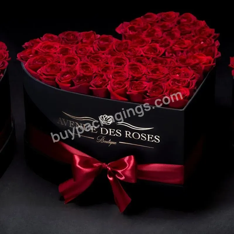 Wholesale Plain Color Luxury Flower Boxes