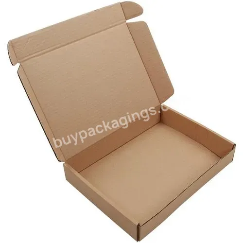 Wholesale Plain Kraft Paper Corrugated Carton Box For Sale