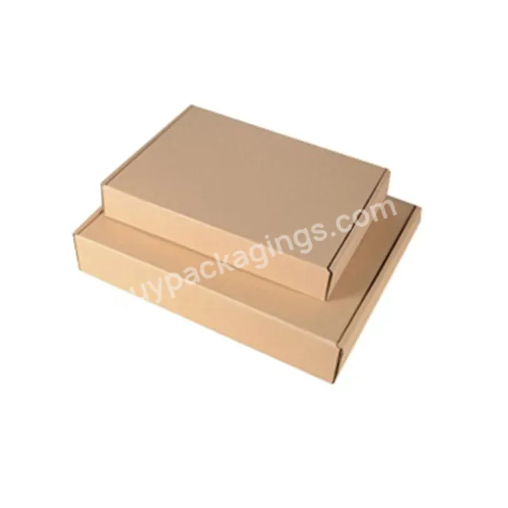 Wholesale Plain Kraft Paper Corrugated Carton Box For Sale