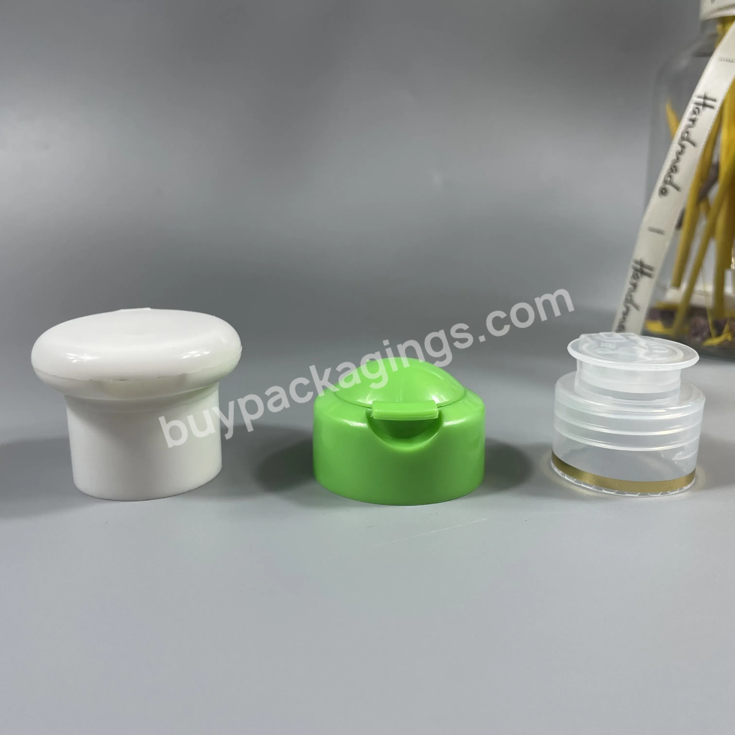 Wholesale Plastic Cosmetic Bottle Lids 20mm 24mm 28mm Plastic Flip Top Cap