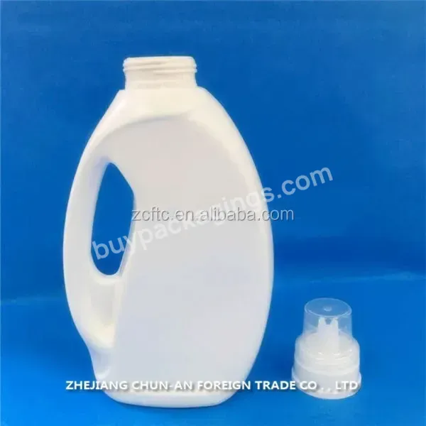 Wholesale Plastic Liquid Detergent Bottle Manufacturer Big Capacity Pe Plastic 1l 2l Empty Laundry Detergent Bottle