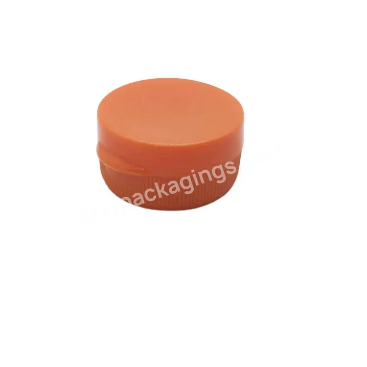 Wholesale Plastic Orange Pp 32mm Screw Flip Top Cap With Induction Foil Seal