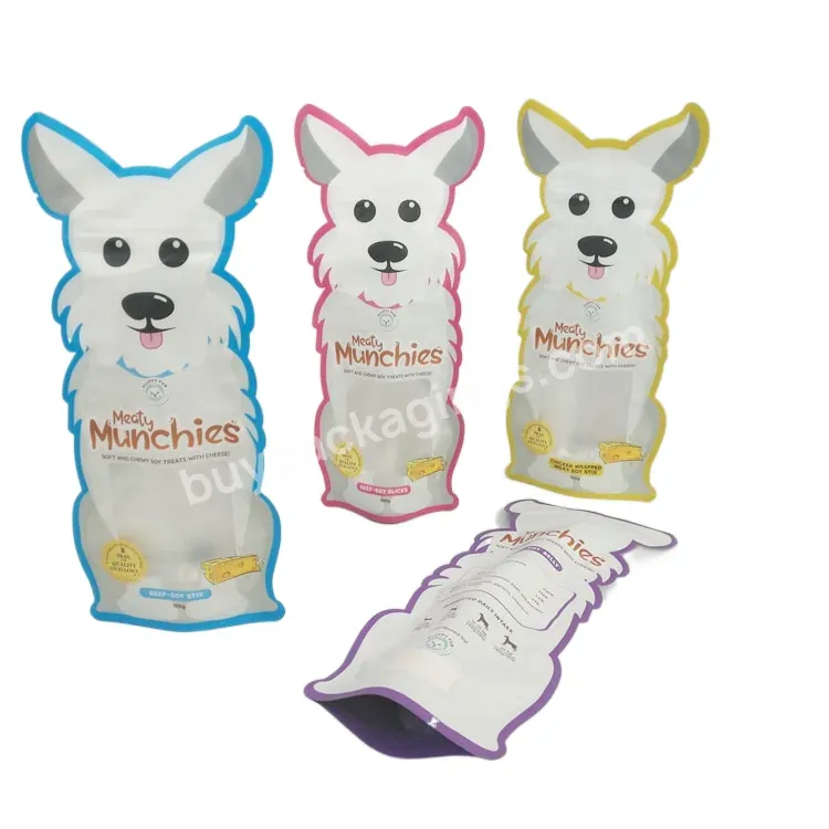 Wholesale Plastic Packaging Ziplock Snack Bag Mylar Bag Pet Food Cat Food Packaging Bag