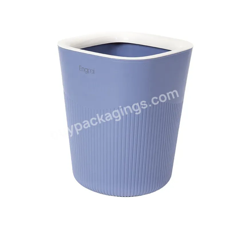 Wholesale Plastic Trash Cans Pp Waste Bins Waste Bins Plastic Use For Home Bedroom Office Hotel