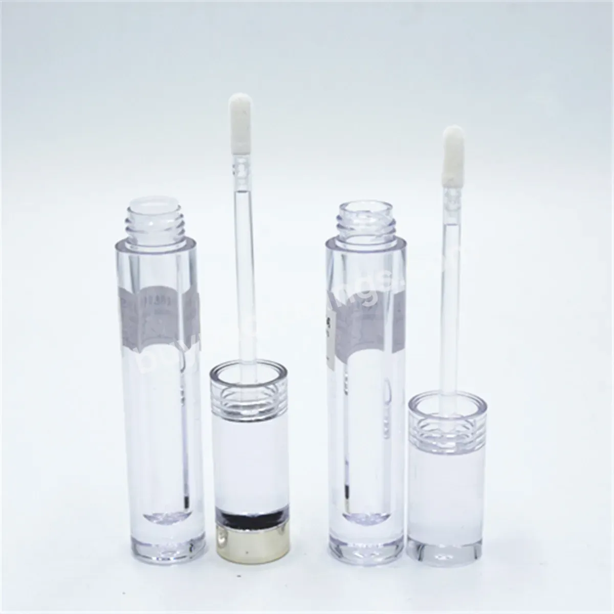 Wholesale Popular 3ml 3.5ml 5ml Empty Pink Eyeliner Container And Lip Gloss Tube White