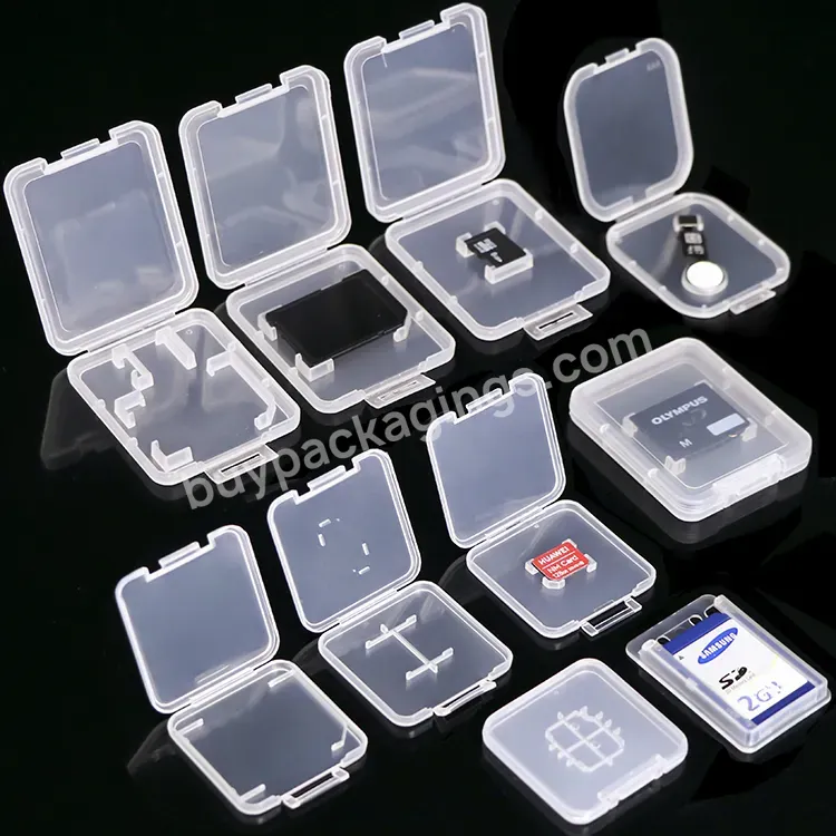 Wholesale Pp Plastic Customized Xqd Xd Cf Storage Holder Transparent 8 Memory Sd Card Case Tf Card 16gb Box Card Holder Case - Buy Memory Sd Card Case,Tf Card 16gb Box,Card Holder Case.