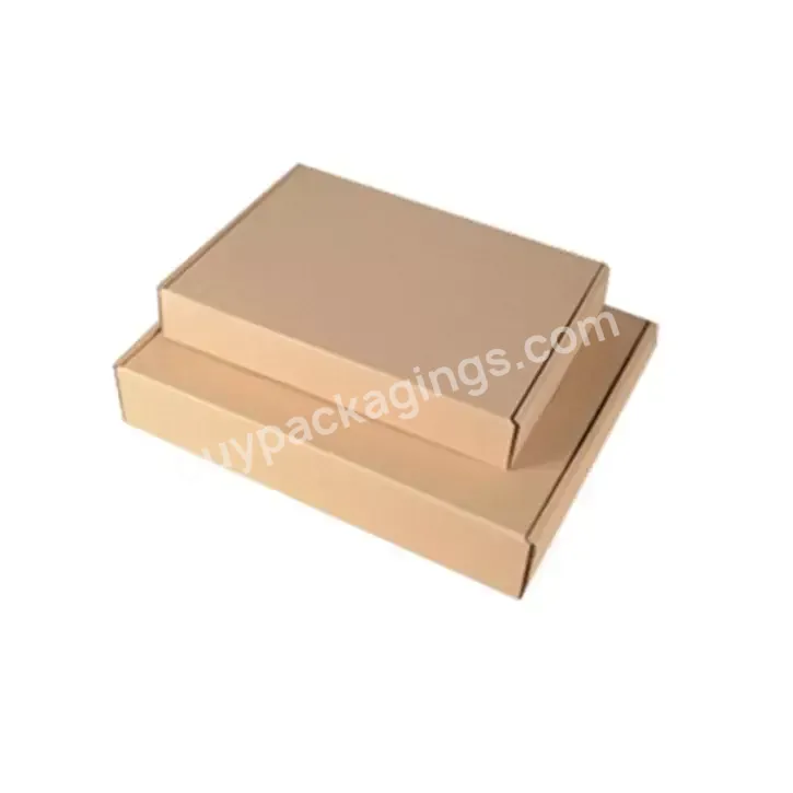 Wholesale Premium Blank Brown Gift Packaging Mail Shipping Corrugated Paper Boxes