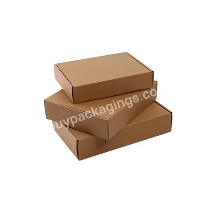 Wholesale Premium Blank Brown Gift Packaging Mail Shipping Corrugated Paper Boxes